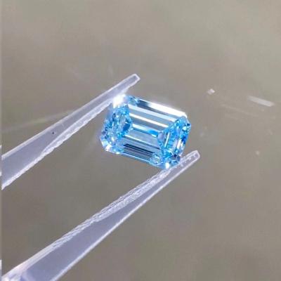 China lab created colored diamonds Blue Diamonds and jewelry Prime Source Emerald Brilliant Cut Diamond for sale