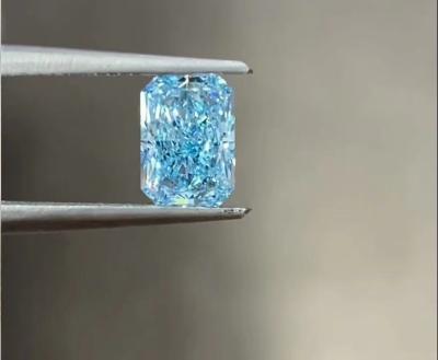 China 0.65 Carat CVD Lab Grown Blue Diamonds Emerald Without Inlay To Cultivate for sale