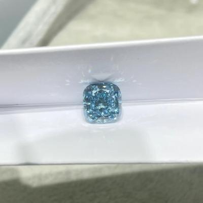 China Corte brillante 1.17ct Diamond Lab Grown Colored Diamonds azul VS1 del amortiguador en venta