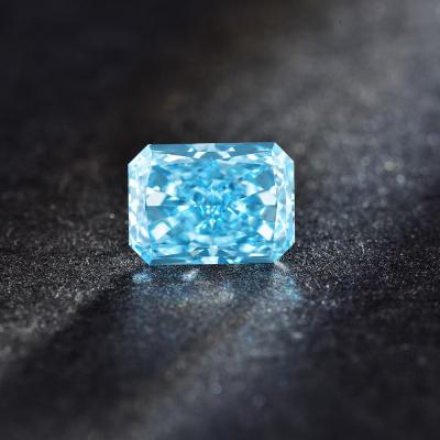 Cina decorazioni sciolte radianti di 1-1.99Carat Diamond Blue Lab Diamonds Jewelry in vendita