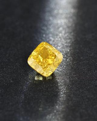 China Gekweekte Gele de Diamant buitensporige intense gele trouwringen van de kussen Losse Diamant HPHT Laboratorium Te koop