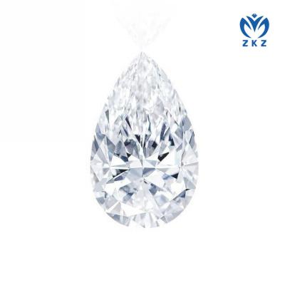 China Clarity VVS-VS Pear Shaped Lab Created Diamond Color D-G IGI Certified for sale