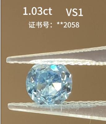 Cina Diamanti blu fatti da uomo Diamanti veri Diamanti liberi in laboratorio Diamanti in collana Anelli pendente in vendita