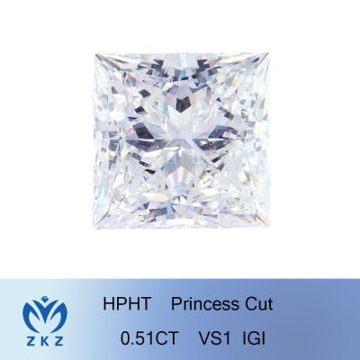 China 0.51 Carat High Polish Lab Grown White Diamond VS1 Clarity Grade for sale