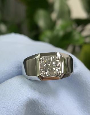 중국 Men's Ring Lab Grown Diamond Rings Engagement Wedding Rings Lab Grown Diamond Jewelry 판매용