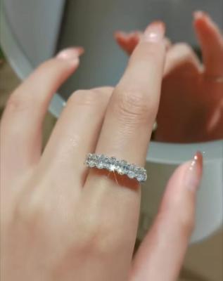 China Oval Eternal Lab Grown Diamond Rings For Wedding Gift Proposal Ring for sale