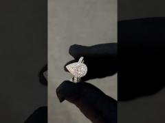 1.53ct pear Women ring