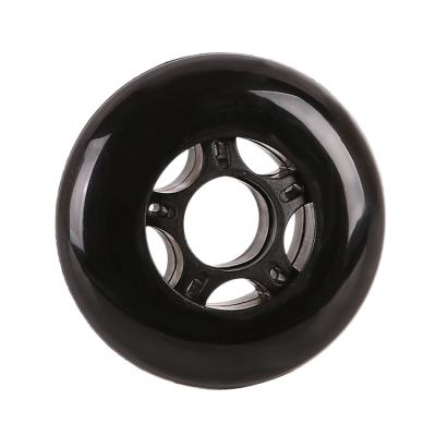 China Custom high quality 70*24mm PU wear resistant 72*24mm wheels for scooter skate integrated wheel for sale