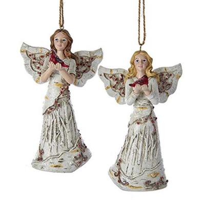 China Christmas Angel Ornament for Christmas Gifts Holiday Decorations Resin Christmas Tree Ornaments Christmas Angel Ornament for sale