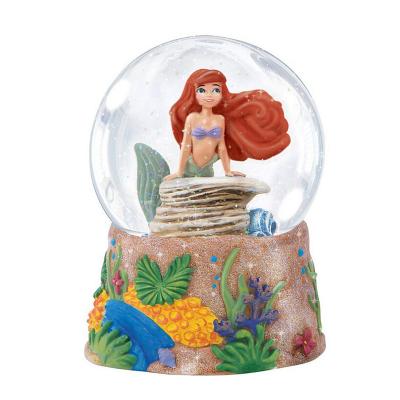 China Europe Lovely Gifts Large Mermaid Water Clear Glass Globe for sale