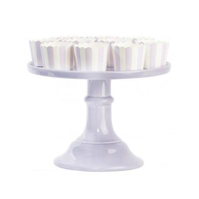 China Sustainable Sweet Table Decor Ceramic Wedding Cake Stand for sale