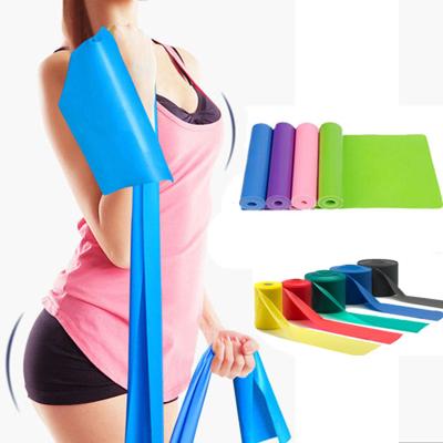 China Durable Elastic Band Gym Yoga Pilates Stretch Hip Resistance Bands Set Exercise Fitness Resistance Training Elastic Band for sale