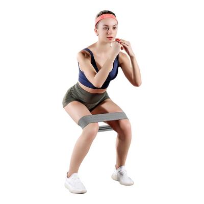 China 2021 Portable Custom Fabric Hip Exerciser Fitness Resistance Bands for sale