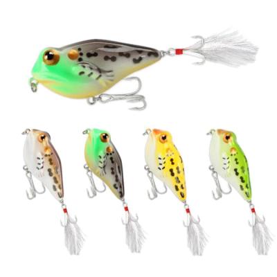 China Lua Lures Hot ABS Vivid Fish Action Amazon Sale Frog Fish Swimming Plastic Hard Bait for sale