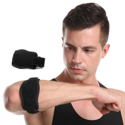 China Breathable Adjustable Elasticity Neoprene Protector Tennis Elbow Brace Support Strap For Sports Safety for sale