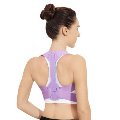 China Hot Selling Breathable Adjustable Elasticity Back Straightening Support Belt Posture Corrector For Adult Kids for sale