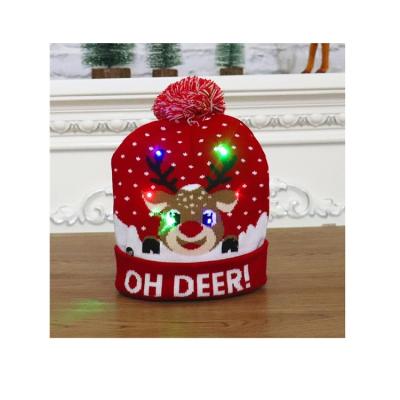 China Eco-Friendly Christmas Decoration Supplies Santa Sat Embroidered Funny Santa Hats for sale