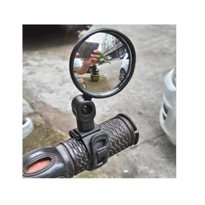 China Side Adjustable Mirror Rearview Safety Wrist Electric Bicycle Bike Mirrors for sale