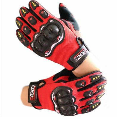 China High Quality Skidproof Motorcycle Motorbike Skidproof Motocross Riding Breathable Full Finger Racing Gloves for sale