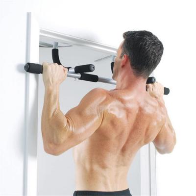 China Adjustable Home Horizontal Adjustable Iron Chin Up Bar Door Gym Pull Up Bar For Bodybuilding for sale