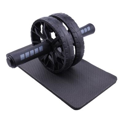 China Durable hot sale fitness equipment ab wheel 2 roller set gym muscle training roller skate wheels for sale