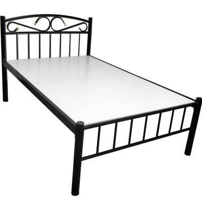 China (Size) Hot Selling High Quality And Durable Strong Metal Bed Dormitory General Adjustable Single And Double Frames for sale