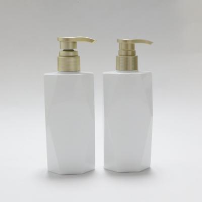 China Cosmetic High End Unique Plastic Shampoo Bottle PET 350ml Bottle Lotion Bottle For Skin Care à venda