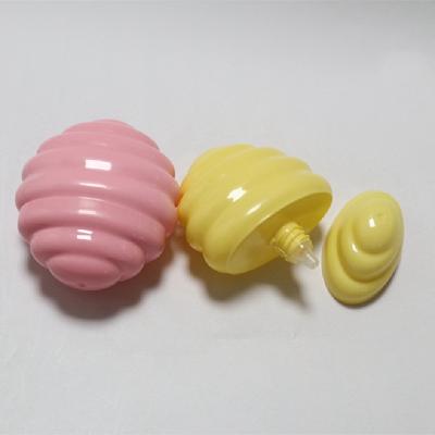 China Honeycomb Shape Base Bottle HDPE 50ml Cosmetic Special Plastic Bottle Dropper Bottle For Cosmetic for sale