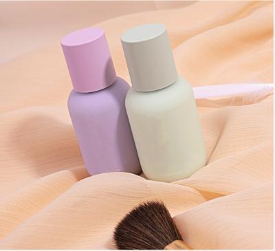 China Pe Plastic Cosmetic Custom Lotion Squeeze Bottles 50ml Cream Bottle For Foundation Te koop