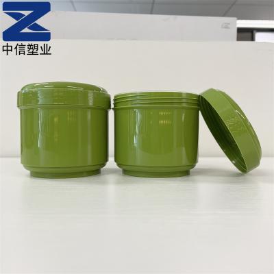 China Large Capacity Face Cream Jar PP 500g Cosmetic Plastic Cream Jar Hair Conditioner Jar For Skin Care for sale