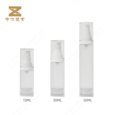 China Airless cosmetic emulsion bottle pp 15/30/50ml empty plastic bottles lotion pump bottle Te koop