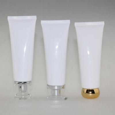 China Cosmetics Hand Cream Tube Packaging Customized Soft Plastic Packaging Toothpaste Tube PE Facial Cream Empty Tube Packaging For Wholesales à venda