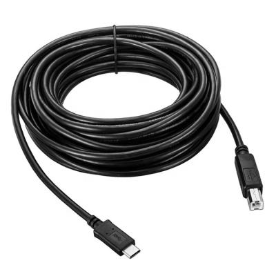 China 10ft COMPUTER USB C Printer Cable, USB C to USB B 2.0 Cable, Compatible with MacBook Pro, HP, Canon for sale