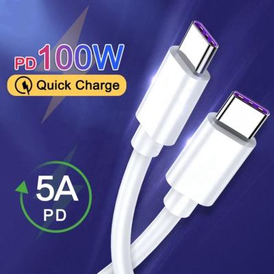 China 100W Cable, 2.0 Cable, USB C Charging Type C USB C to USB C Charger Mobile Phone Cable for sale