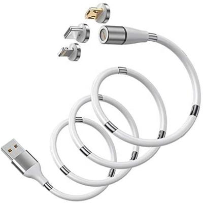 China Build ODM 3 in 1 Magnetic Usb Cable Charging Data Cable Magnetic Usb Cable for sale