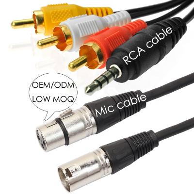 China Microphone Mic Cable, Rca Cable, Audio Cable for sale