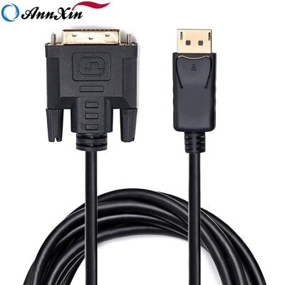 China Multimedia Gold Plated DP Male To Male DVI 24+1 Cable 25pin 1080P HD for sale