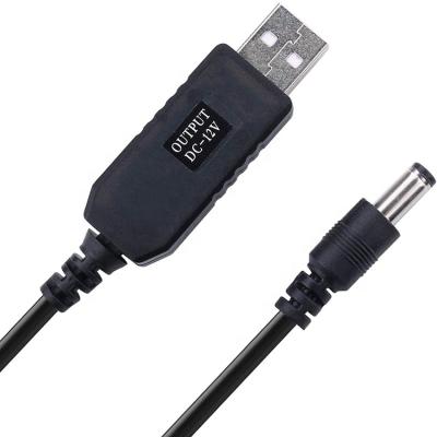 China USB to DC Cable DC 5V to DC 12V USB Voltage Step Up Converter Cable - Power Supply USB Cable for sale