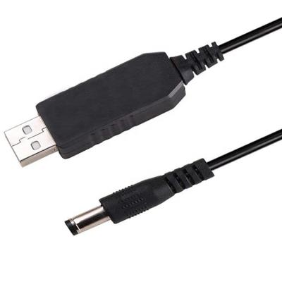 China Usb To DC Cable DC 5V To DC 12V USB Voltage Step Up Converter Cable for sale