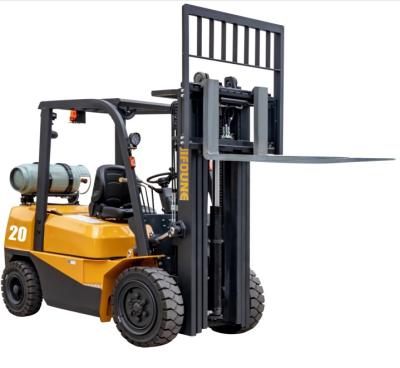 China Lifting Truck LPG Gas Forklift 1.5ton 2 Ton Equipment Gas Forklift Truck Building Material Te koop