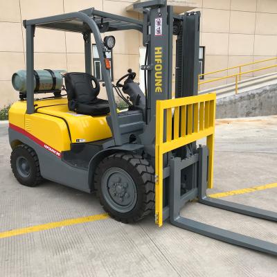 중국 Gas/Gasoline/Petrol LPG Gas Forklift 3 Ton HIFOUNE Forklift Truck with Side Shift 판매용