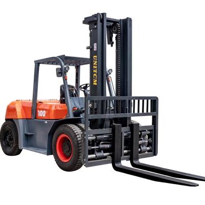 China UNITCM 	Diesel Powered Forklift Brand 10 Ton Diesel Forklift 4255mm*2245mm*2850mm for sale