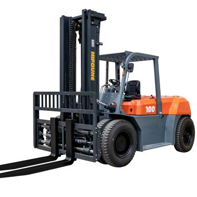 China 10 ton diesel forklift counterbalance lifting truck factory price good quality forklift en venta