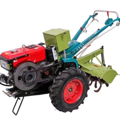 China New Farms Walking Tractor Agricultural Rotary Tiller Original Machine Orchard Plowing Greenhouse Special for sale