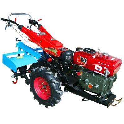 China Multifunctional Farms Walking Tractor High-horsepower Rotary Tiller Small Size Dry Paddy Field for sale