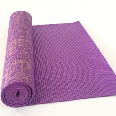 China Natural Ladies Fitness Gym PVC Jute+PVC Yoga Equipment Wholesale Jute+PVC Yoga Equipment Non-Slip Yoga Mat for sale