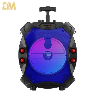 China Digita newcomer 2023 dolby woofers and home theatres12 inch cart speaker with microphone portable speakers for party for sale