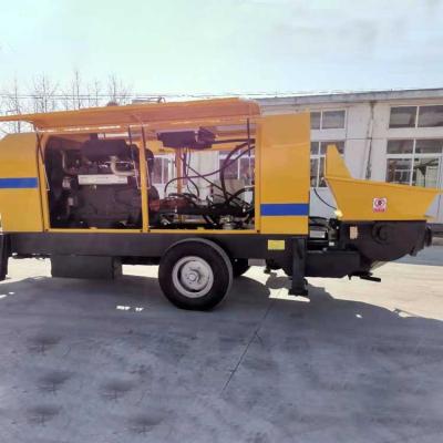 China Mini china cement mobile engineering construction pump machine trailer concrete pump for sale for sale