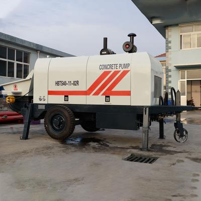 China Hotels Factory Price Cement Concrete Pump Diesel Mobile Small Mixer Trailer Machine for sale