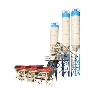 China Construction Projects 25m3 Mobile Concrete Batching Plant Price for sale